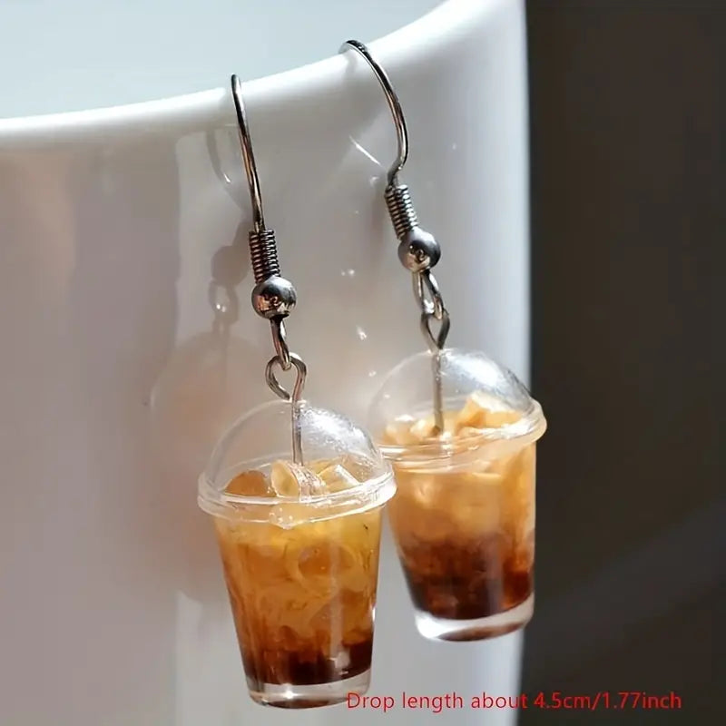 Iced Coffee Earrings