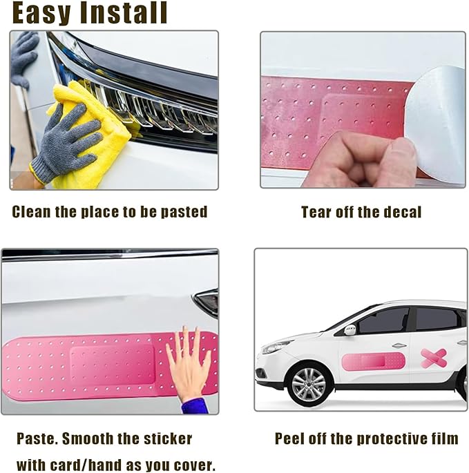 Funny Car Bandaid Stickers