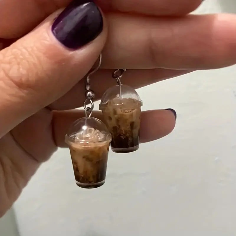 Iced Coffee Earrings