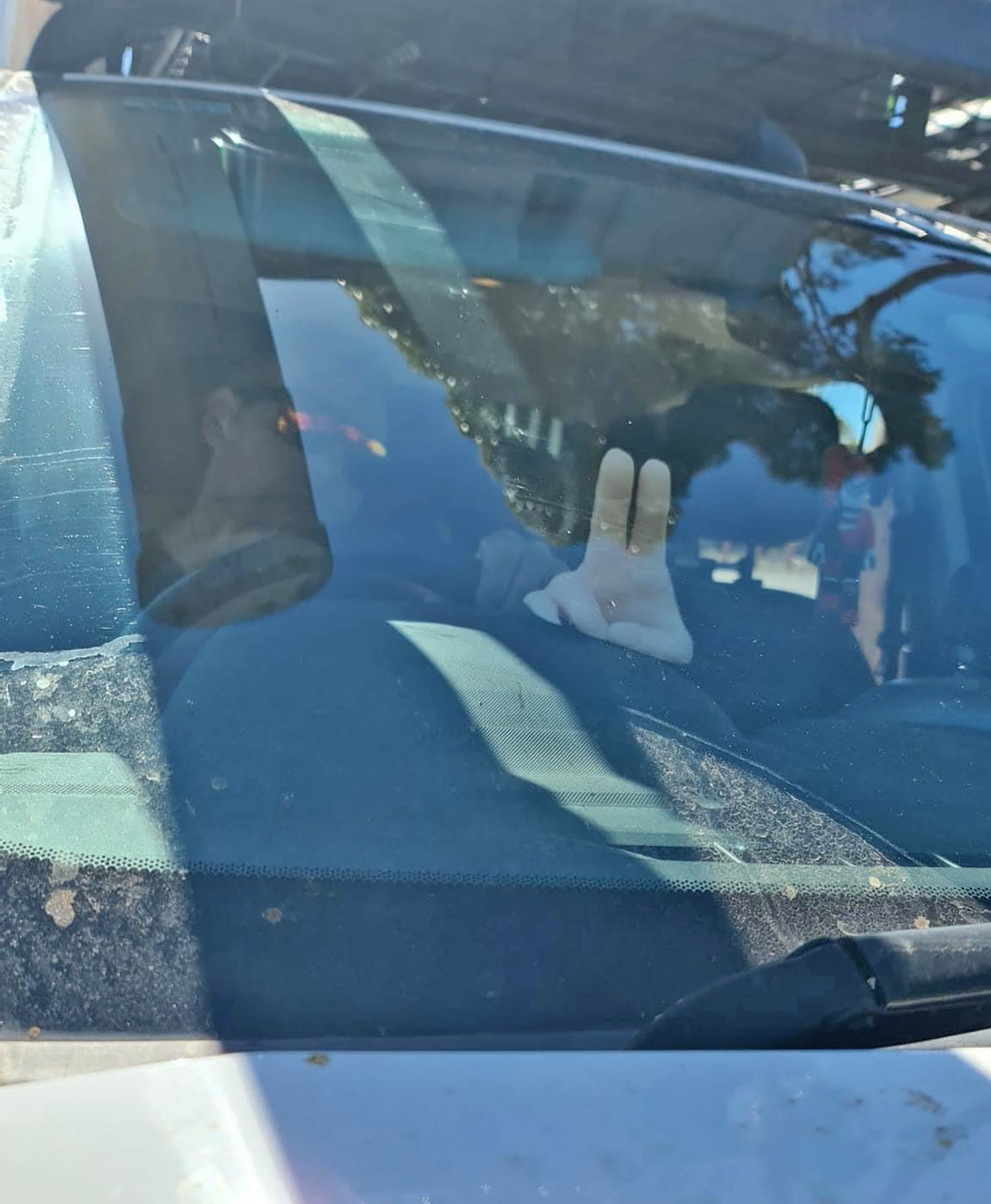 Waving Hand Car Dashboard