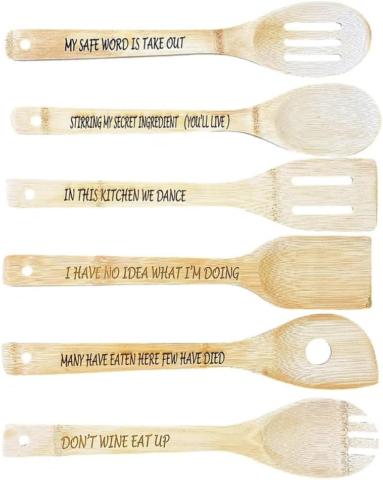 Funny Wooden Spoon Set