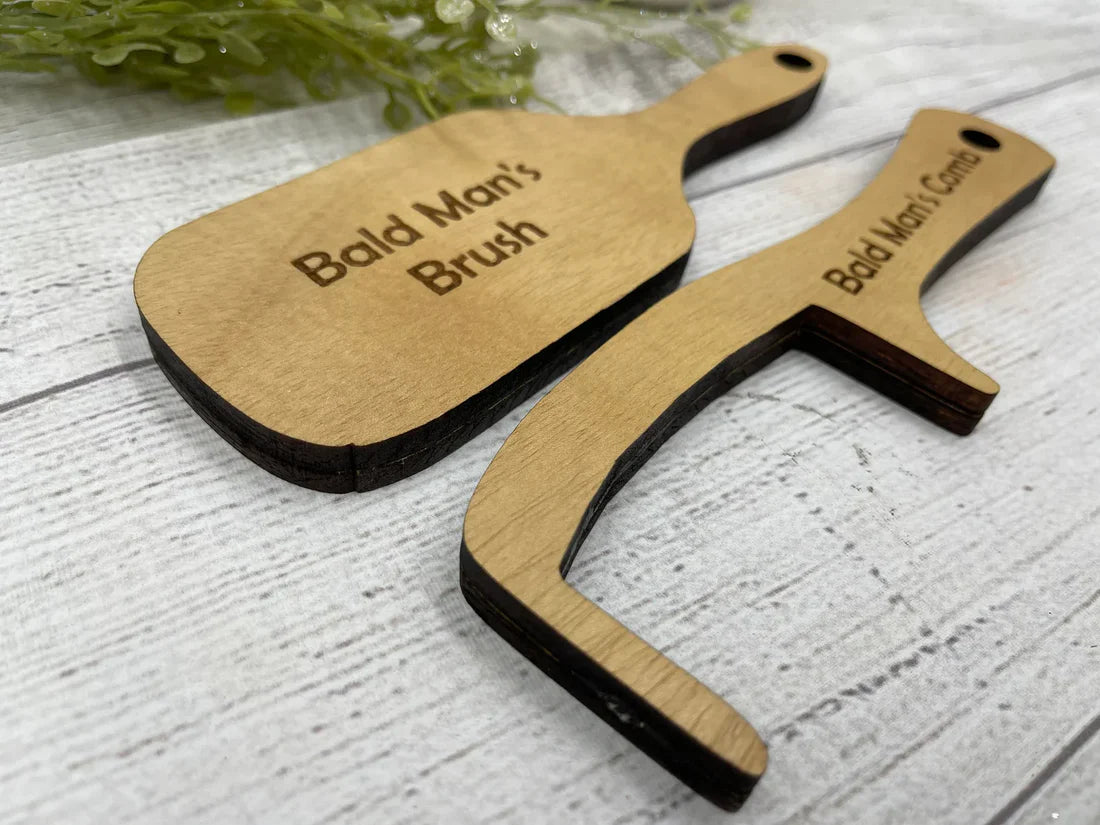 Bald Man's Brush and Comb