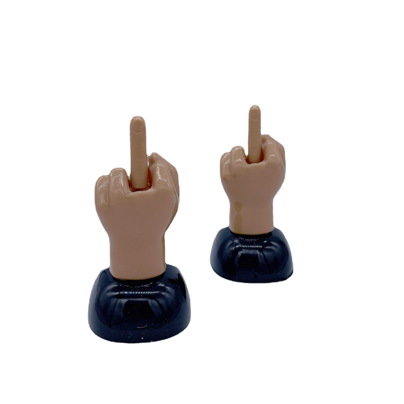 Solar Powered Middle Finger Shaking Toy