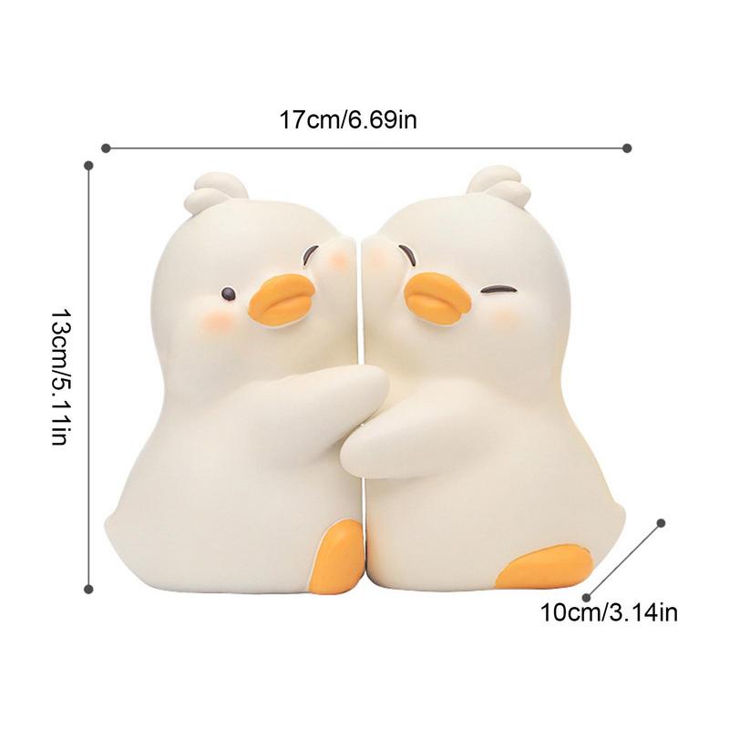 Hug Duck Bookends
