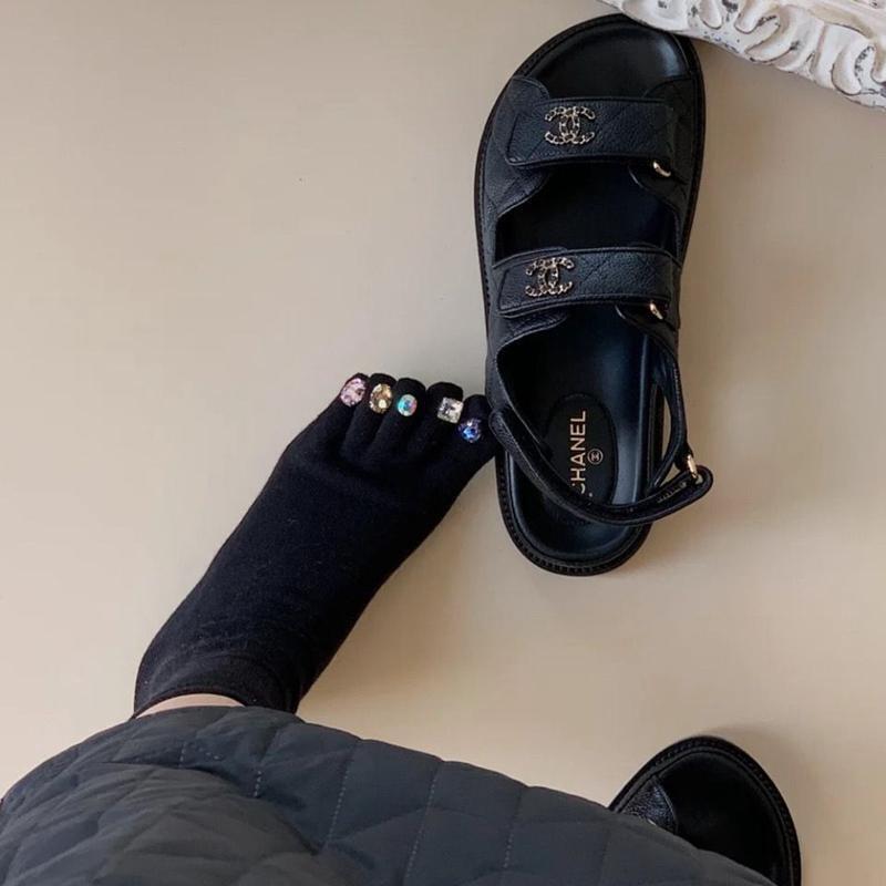 Gem Toenail Socks