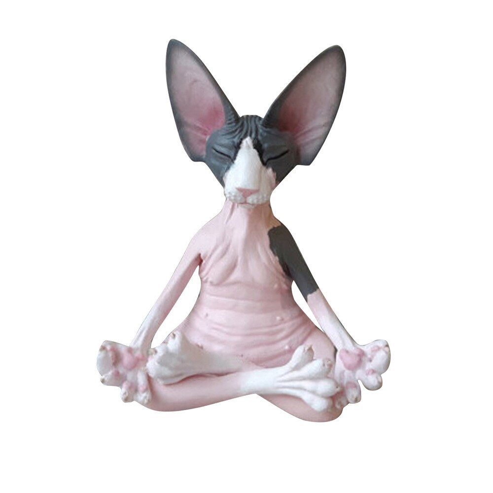 Meditation Yoga Cat
