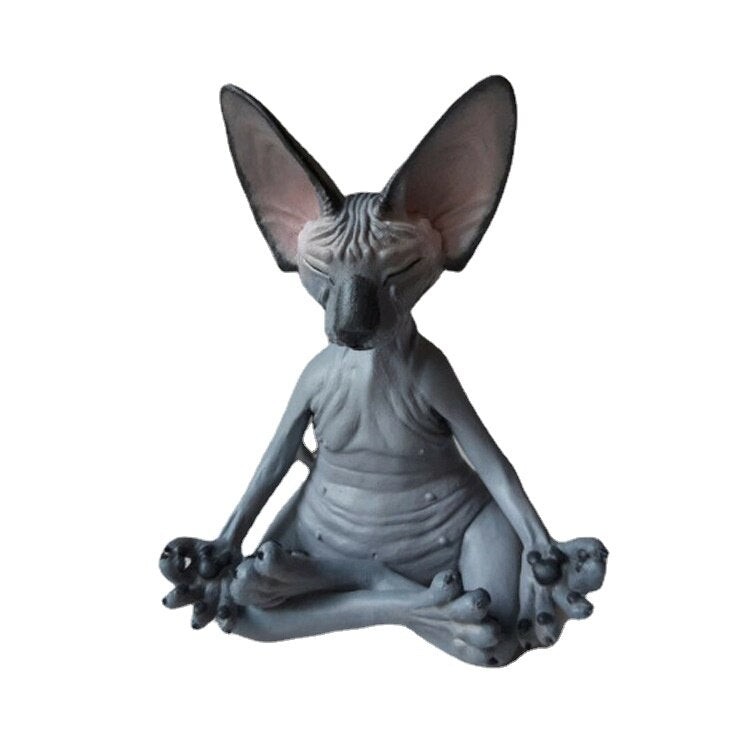 Meditation Yoga Cat