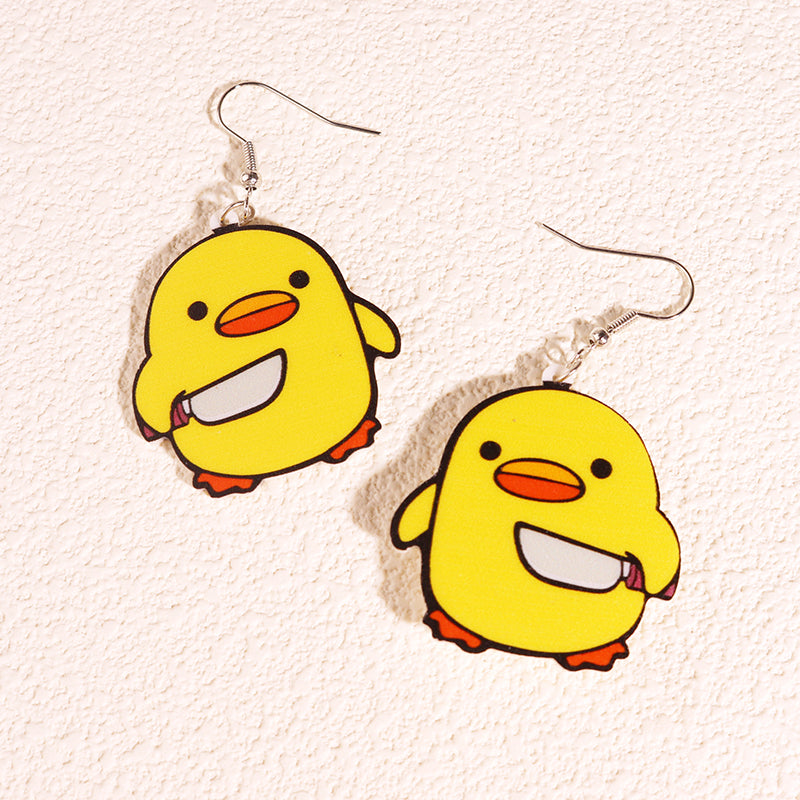 Funny Cartoon Earrings