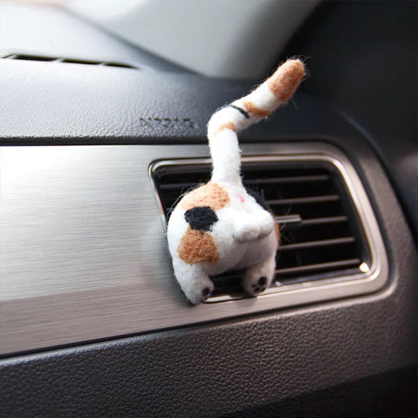 Handmade Cat Butt Car Decoration
