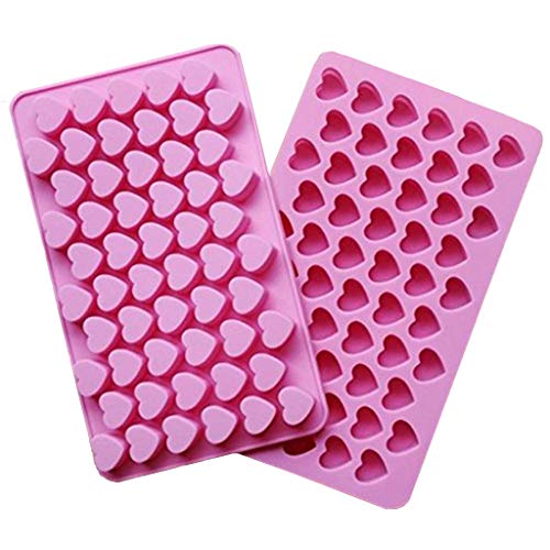 Heart Shape Ice Cube Molds Set of Two