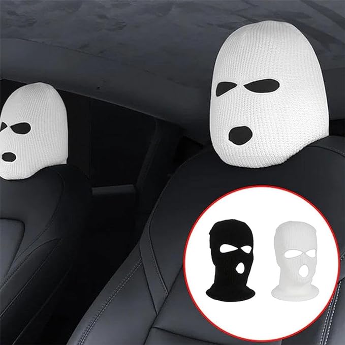 Prank Robber Headrest Cover