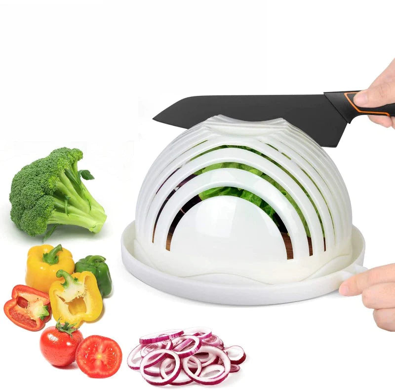 Multifunctional Salad Cutter Bowl