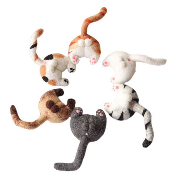 Handmade Cat Butt Car Decoration