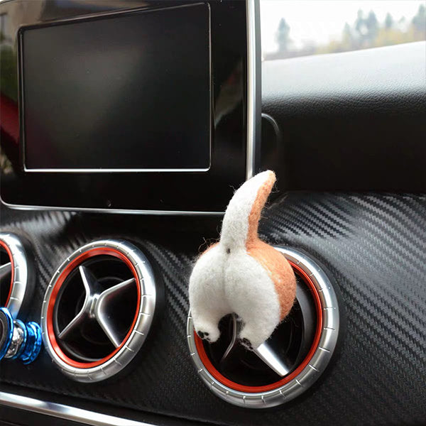 Handmade Cat Butt Car Decoration