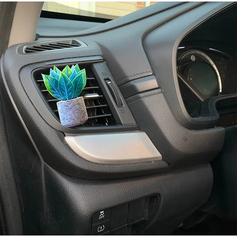 Succulent Air Freshner Vent Clips (set of 6)