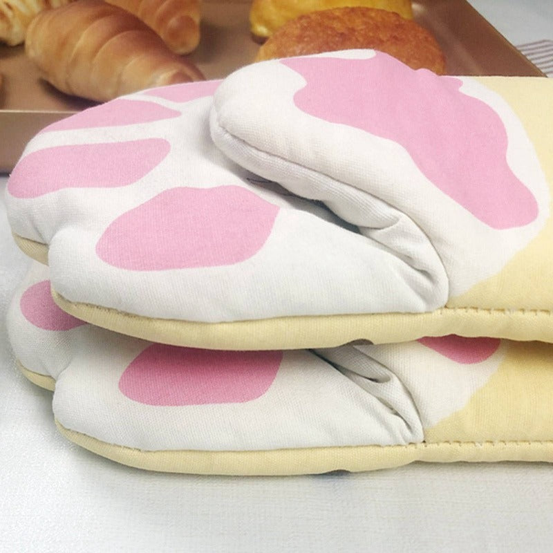 Cat Paws Oven Mitts