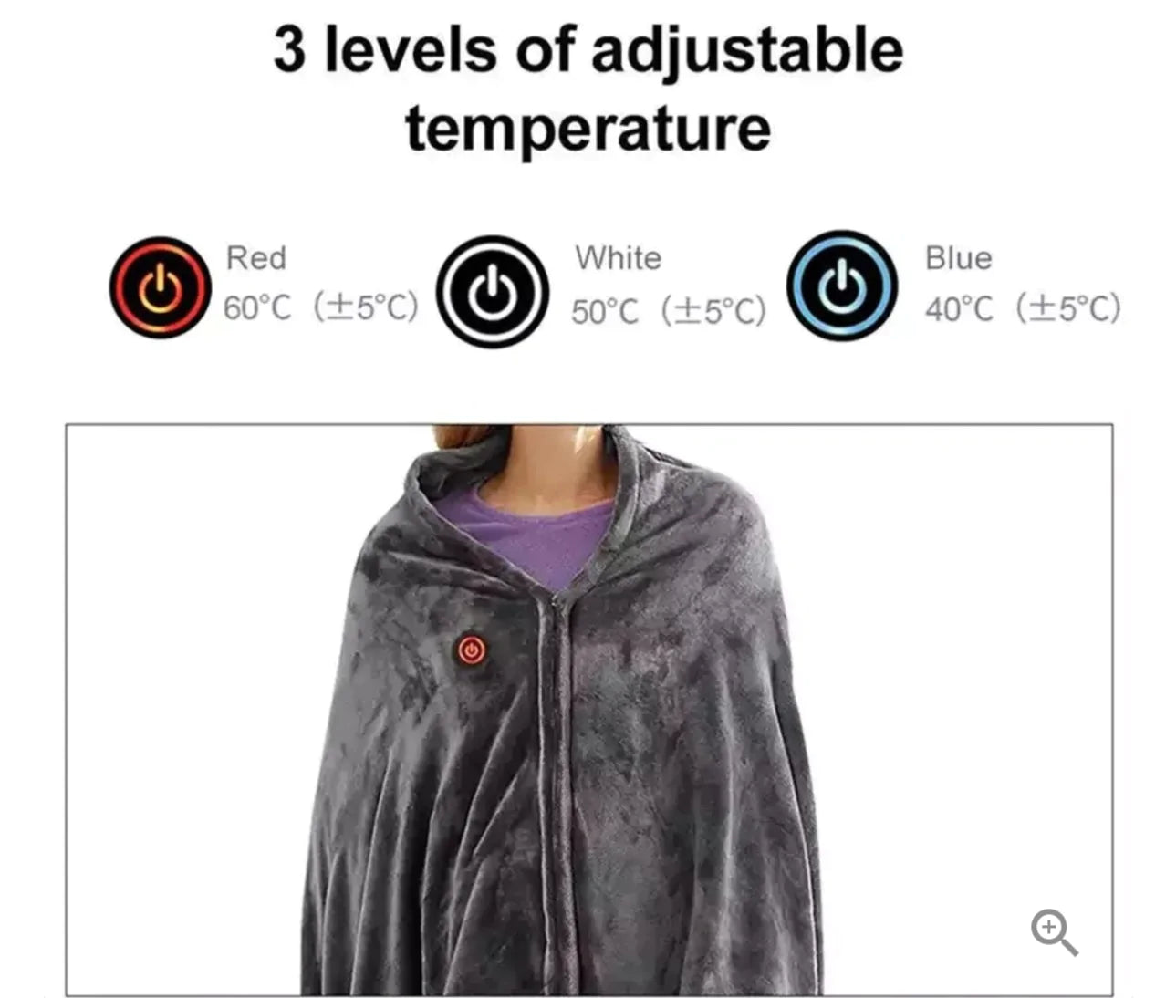Heated Blanket Shawl