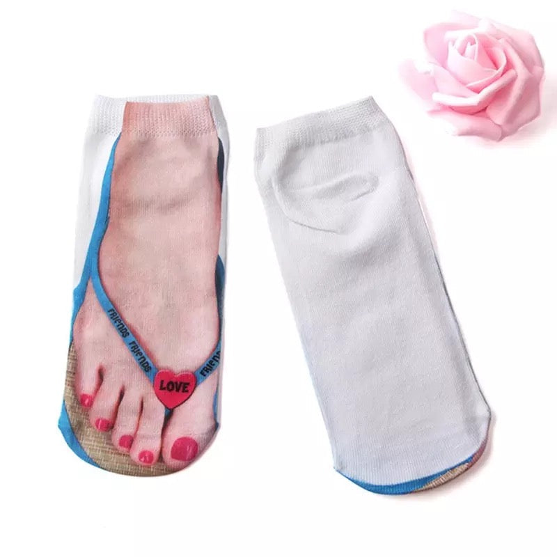 Funny Flip Flop Socks