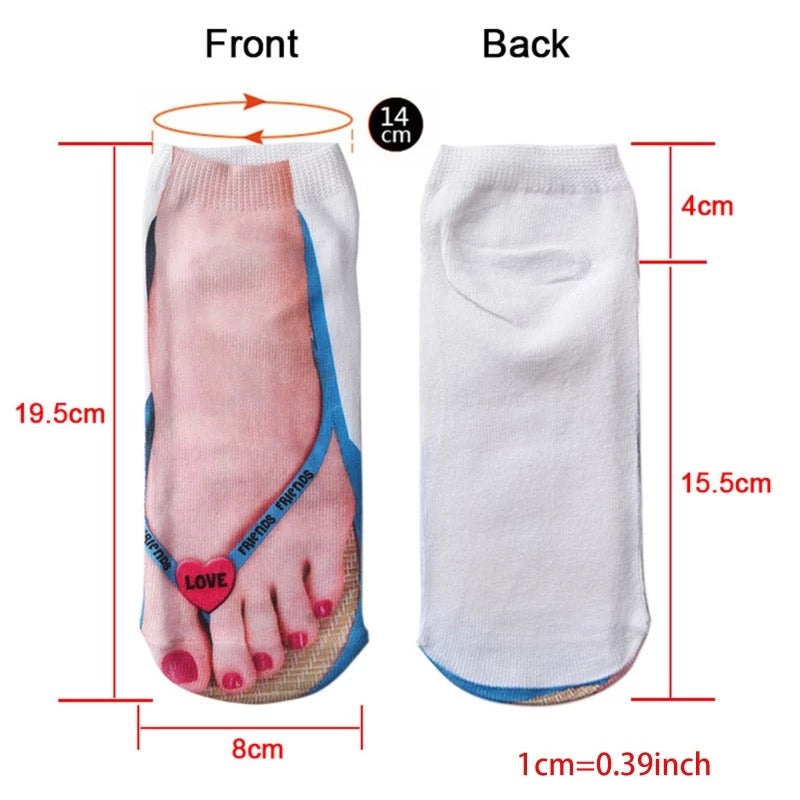 Funny Flip Flop Socks