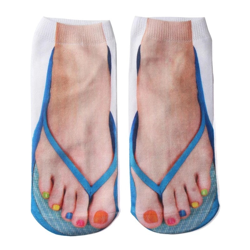 Funny Flip Flop Socks