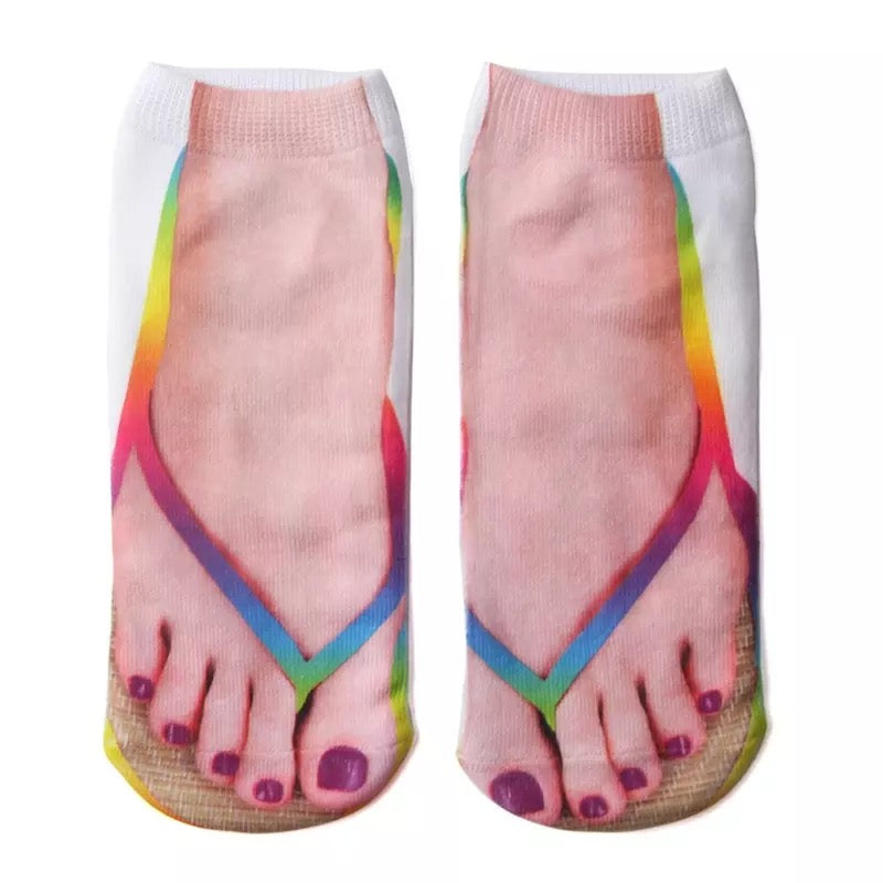 Funny Flip Flop Socks