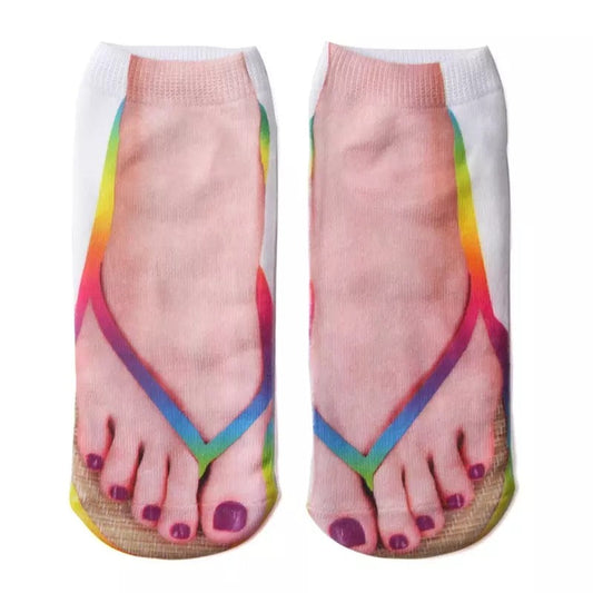 Funny Flip Flop Socks