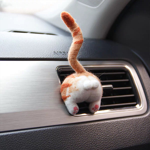 Handmade Cat Butt Car Decoration