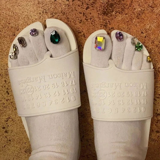 Gem Toenail Socks