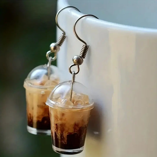 Iced Coffee Earrings