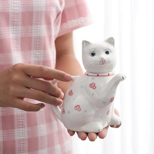 [Pre-Order]Lucky Cat Antique Teapot