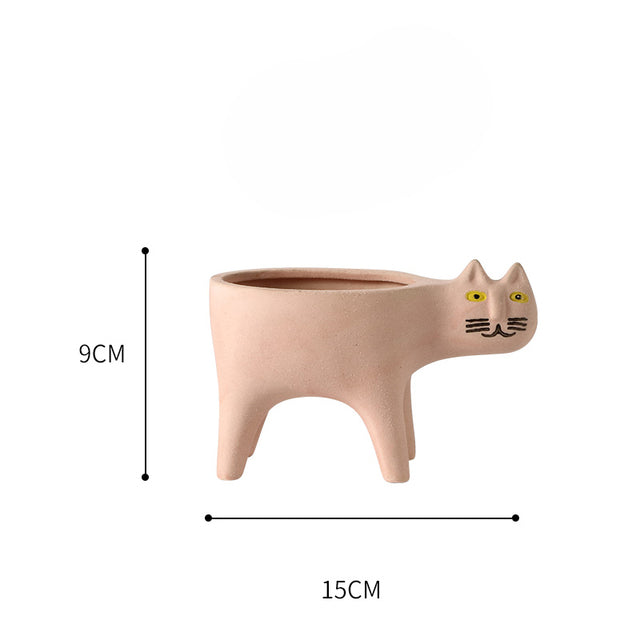 Cat Planter Pot