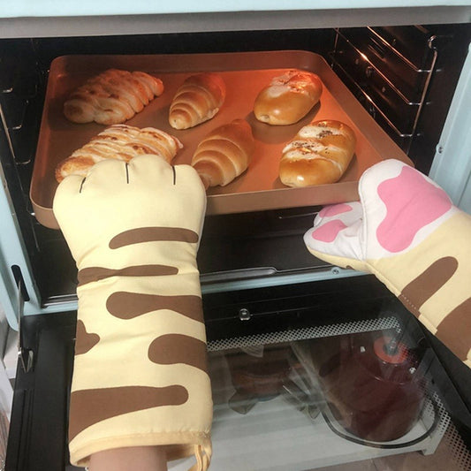 Cat Paws Oven Mitts