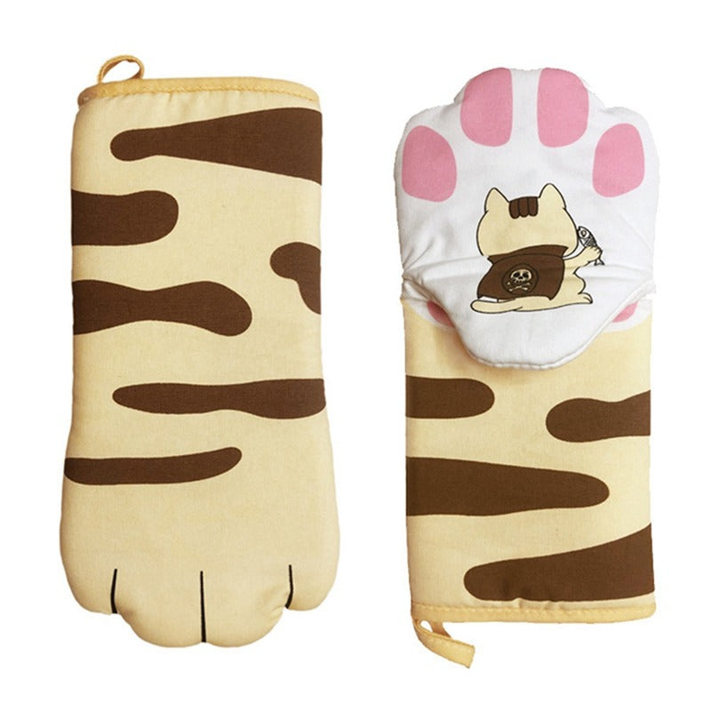 Cat Paws Oven Mitts
