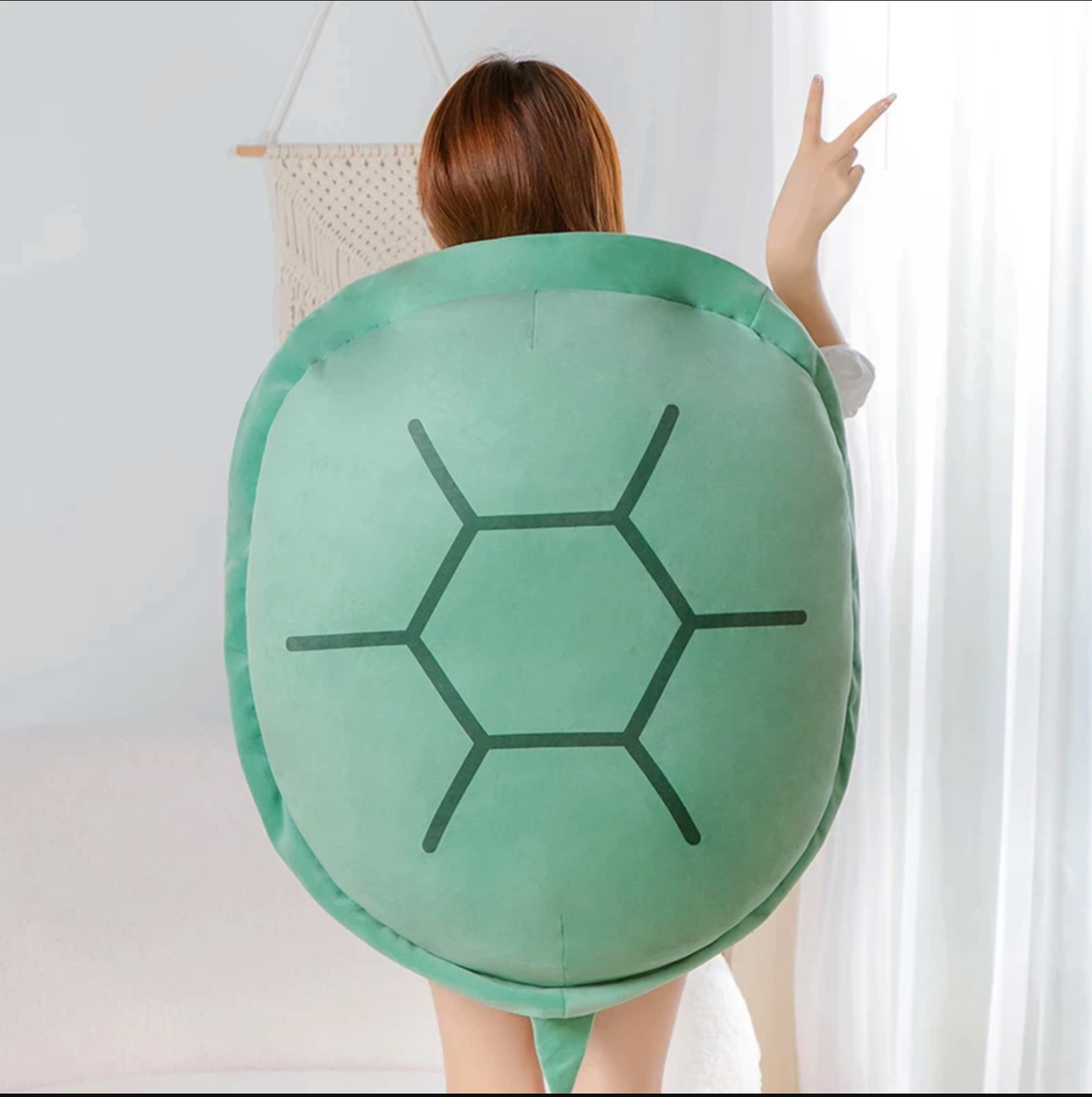 Wearable Turtle Shell Sleeping Pillow Plush